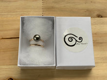 Load image into Gallery viewer, Tahitian Pearl Set Ring