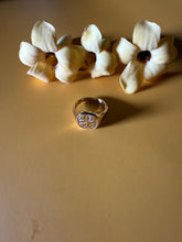 Load image into Gallery viewer, GOLD Puakenikeni Quilt RING
